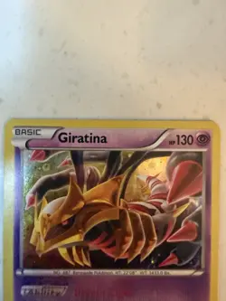 Giratina XY184 XY Promo Holo Basic Dragon Pokemon Card HP 130 Shadow Claw - Image 2