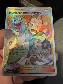Professor Elm's Lecture Full Art 213/214 Sm-Lost Thunder Holo Card NM- - Image 1