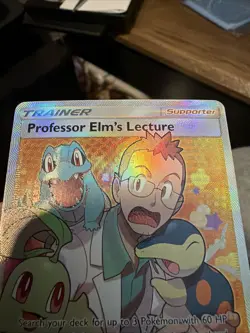 Professor Elm's Lecture Full Art 213/214 Sm-Lost Thunder Holo Card NM- - Image 3