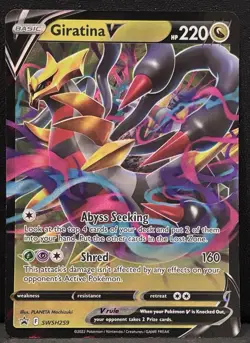 Giratina V SWSH259 SWSH: Sword & Shield Black Star Promo Card NM - Image 1