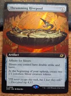 THRUMMING HIVEPOOL Extended Art - Edge of Eternities - MTG Magic: the Gathering - Image 1