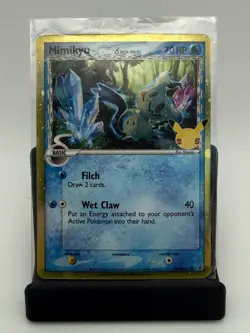 Pokemon TCG Card: Mimikyu #SWSH136 Cosmos Holo 2021 Celebrations Mint/Near Mint - Image 1