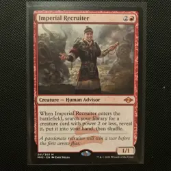 MTG Imperial Recruiter, Modern Horizon 2 #281, Creature, Excellent Condition MTG - Image 1
