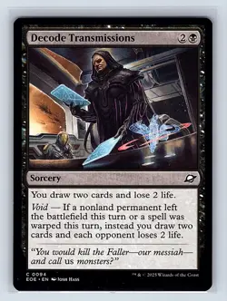 4X Decode Transmissions #94 Regular Common Instant MTG 25 Edge of Eternities 4X - Image 1