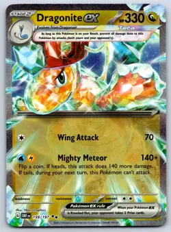 Dragonite ex - SV03: Obsidian Flames 159/197 Pokemon Card NM - Image 1
