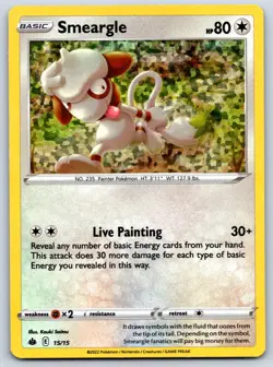 Smeargle (Holo) McDonald's Promos 2022 015/015 Pokemon Card LP - Image 1