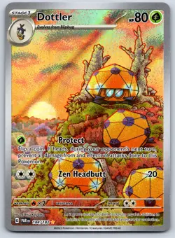 Dottler (Illustration Rare) SV04: Paradox Rift 184/182 Pokemon Card NM - Image 1