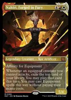 Nahiri, Forged in Fury Showcase Foil - MAT - Magic the Gathering - NM - MTG - Image 1