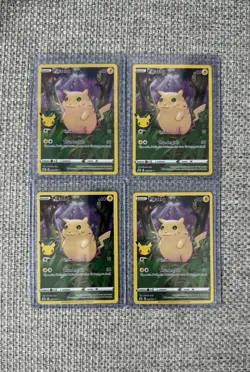 Pokemon Celebrations PIKACHU Holo #005/025 Lot Of (4) - Image 1