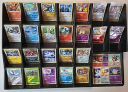 🔥Pokemon Card Lot Fire Holo Reverse Holo 2020 Lugia 30 Sleeved Cards 👍📈 - Image 1