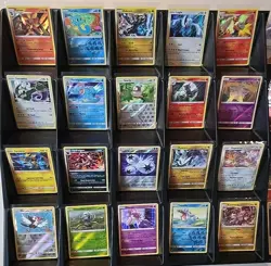 🔥Pokemon Card Lot Fire Holo Reverse Holo 2020 Lugia 30 Sleeved Cards 👍📈 - Image 2
