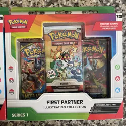 Pokemon First Partner Illustration Collection Series 1 NEW 2 Sealed Boxes - Image 3