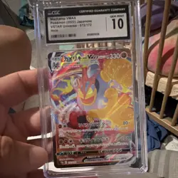 Pokemon TCG Machamp VMAX VSTAR Universe Holo Triple Rare JP 072/172 2022 CGC 10 - Image 1