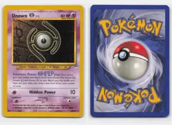 UNOWN [H] 28/105 RARE NEO DESTINY POKEMON - Image 3