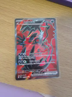 Pokemon TCG Yveltal EX 105/088 POR Ultra Rare Full Art Holo Basic Dark 210 HP - Image 1