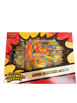 Pokemon TCG: Mega Evolution—Ascended Heroes Mega Emboar Ex Box - In Hand - Image 1