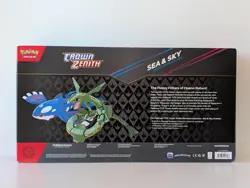Pokemon - Crown Zenith 14 x Booster Pack s - Sea and Sky Collection Box - Sealed - Image 2