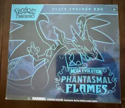 Pokemon Mega Evolution Phantasmal Flames ETB- WRAP TORN / BOX DAMAGE SEE PICS - Image 1