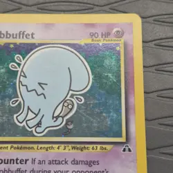 Wobbuffet 16/75 Pokemon Neo Discovery Holo Pokemon Card - Image 3