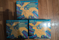 x3 SEALED Non Pokemon Center Ascended Hero’s ETB's - Image 1
