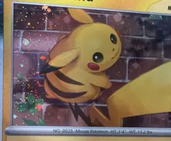 SWIRL 🌀 Pikachu 051 /162 2026 Pokemon Day 30th Anniversary Promo Cosmos - Image 2