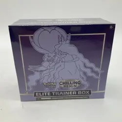 Lot of (10) Pokemon TCG Sword & Shield Chilling Reign Elite Trainer Boxes SEALED - Image 2