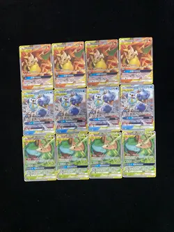 2023 Pokemon TCG S-Chinese Venusaur Charizard Blastoise RR Holo Lot*12 YV34 - Image 1