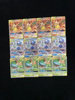 2023 Pokemon TCG S-Chinese Venusaur Charizard Blastoise RR Holo Lot*12 YV34 - Image 2