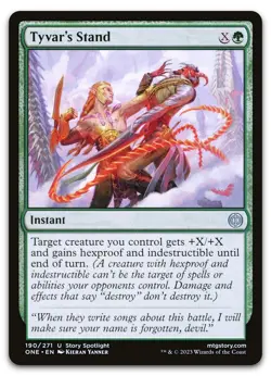 Tyvar's Stand #190 (NM) Phyrexia All Will Be One ONE Magic MTG - Image 1