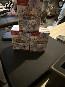 3 Pokemon TCG: S&V Prismatic Evolutions Booster Bundle Factory Sealed - Image 1