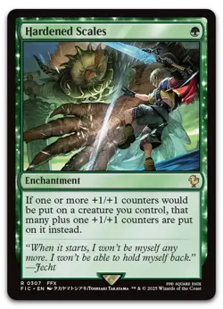 Hardened Scales #307 (NM) Final Fantasy FIC Magic MTG - Image 1