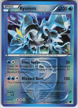 Pokemon Kyurem (Team Plasma) Holo Rare Plasma Freeze 31/116 LP - Image 1