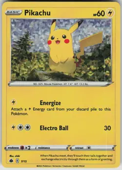 Pokemon Pikachu - 7/15 Promo McDonald's Promos 2022 007/015 NM - Image 1