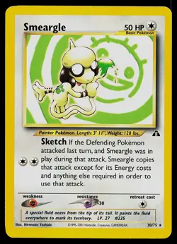 Pokemon Card - Smeargle Neo Discovery 30/75 Rare - Image 1