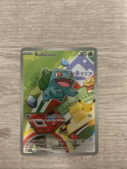 Pokemon Bulbasaur 037 First Partner Illustration Full Art Holo Promo - Image 1