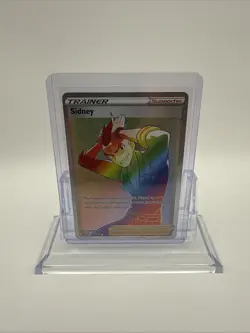 Sidney Trainer 279/264 Fusion Strike NM Full Art Secret Rainbow Rare Pokemon - Image 1