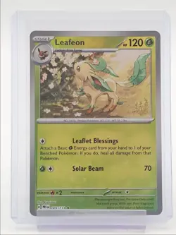 LEAFEON 2025 POKEMON PRISMATIC EVOLUTIONS RARE 005/131 Q5698 - Image 1