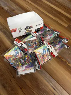 Pokemon TCG: Mega Evolution Mini Portfolio Booster Pack Factory Sealed Lot Of 15 - Image 2