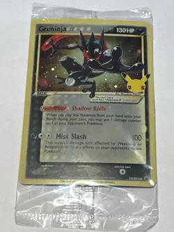 Pokemon Greninja Star SWSH144 Celebrations Promo Holo SEALED - Image 1