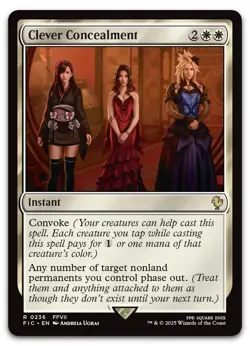 Clever Concealment #236 (NM) Final Fantasy FIC Magic MTG - Image 1