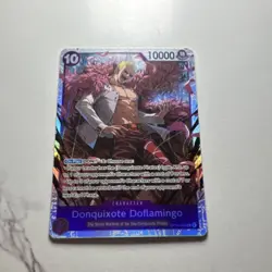 Bandai One Piece Donquixote Doflamingo OP14-069 Holo Full Art 10000 Power - Image 2