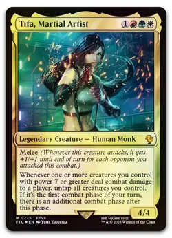 Tifa, Martial Artist #6 (Foil) (NM) Final Fantasy FIC Magic MTG - Image 1