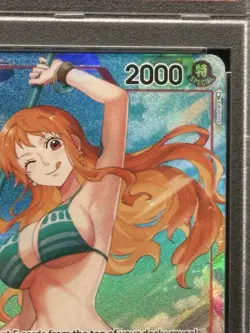 2022 One Piece OP01-016 Nami Pre-Errata ENG Alt Art PSA 9 - Image 4