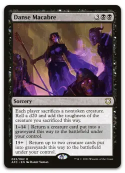 Danse Macabre #22 (NM) Forgotten Realms AFC Magic MTG - Image 1