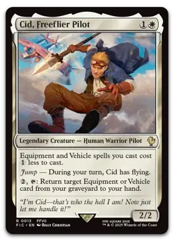 Cid, Freeflier Pilot #13 (NM) Final Fantasy FIC Magic MTG - Image 1