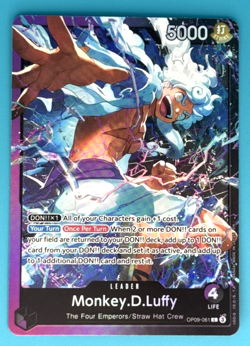 Monkey D. Luffy - L Starter Deck 26 - 061: Purple/Black OP09-061 - Image 1