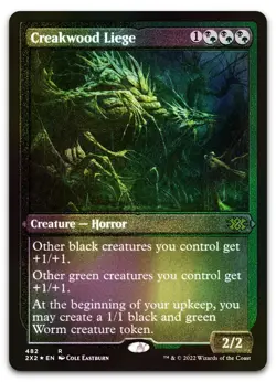 Creakwood Liege (Foil Etched) #482 (NM) Double Masters 2022 2X2 Magic MTG - Image 1