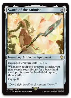 Sword of the Animist #362 (NM) Final Fantasy FIC Magic MTG - Image 1