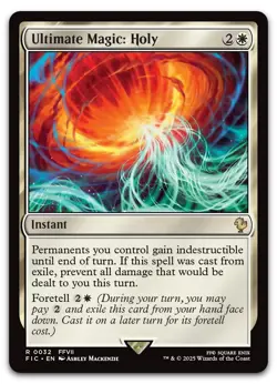 Ultimate Magic: Holy #32 (NM) Final Fantasy FIC Magic MTG - Image 1