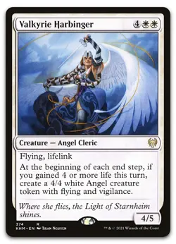 Valkyrie Harbinger #374 (NM) Kaldheim KHM Magic MTG - Image 1